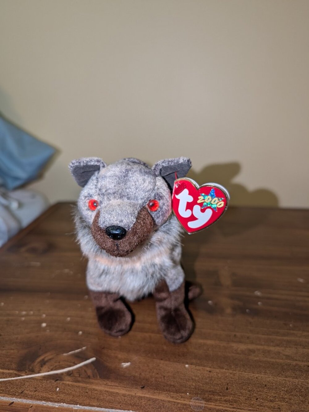Howl the wolf beanie baby